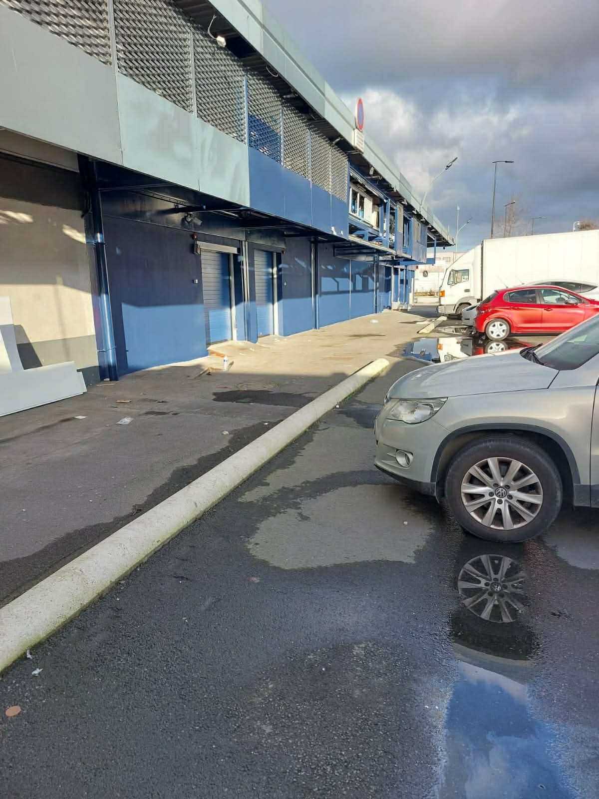 Avant intervention chantier industriel