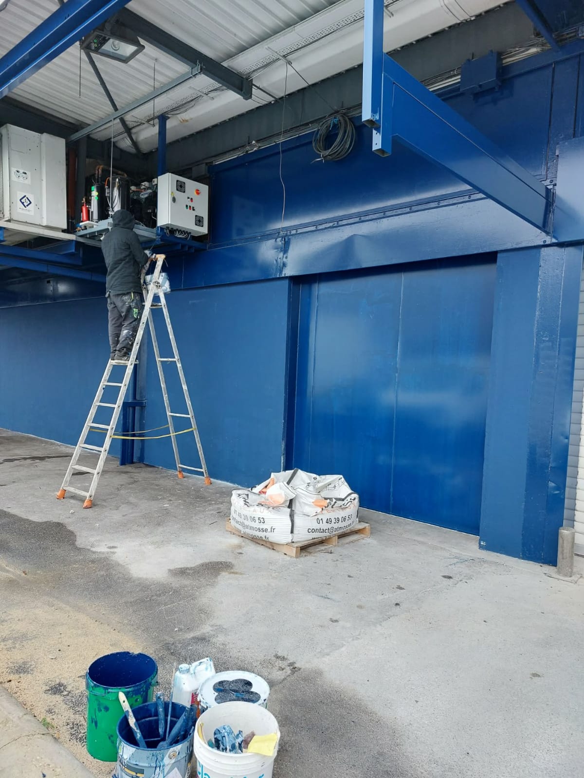 Après intervention chantier industriel